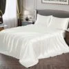 4 Pcs Satin Silk Bedsheet (PREMIUM) - Image 10