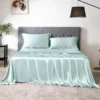 4 Pcs Satin Silk Bedsheet (PREMIUM)