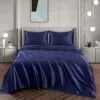 4 Pcs Satin Silk Bedsheet (PREMIUM) - Image 9