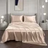 4 Pcs Satin Silk Bedsheet (PREMIUM) - Image 8