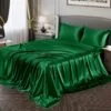 4 Pcs Satin Silk Bedsheet (PREMIUM) - Image 7