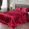 4 Pcs Satin Silk Bedsheet (PREMIUM) - Image 6